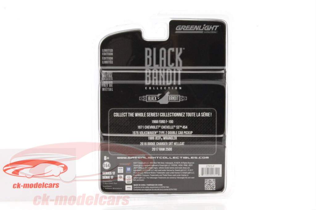 Dodge Ram 2500 Baujahr 2017 schwarz 1:64 Greenlight