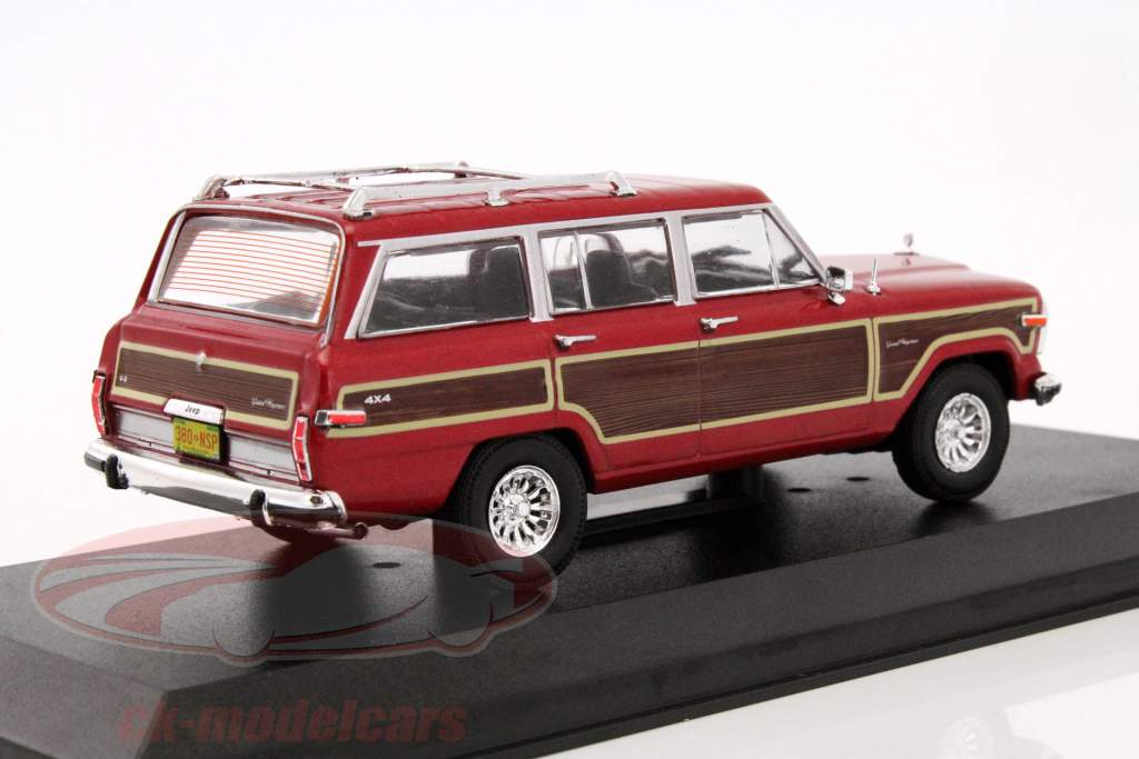 Skyler White's Jeep Grand Wagoneer TV series Breaking Bad 2008-13 red 1:43 Greenlight