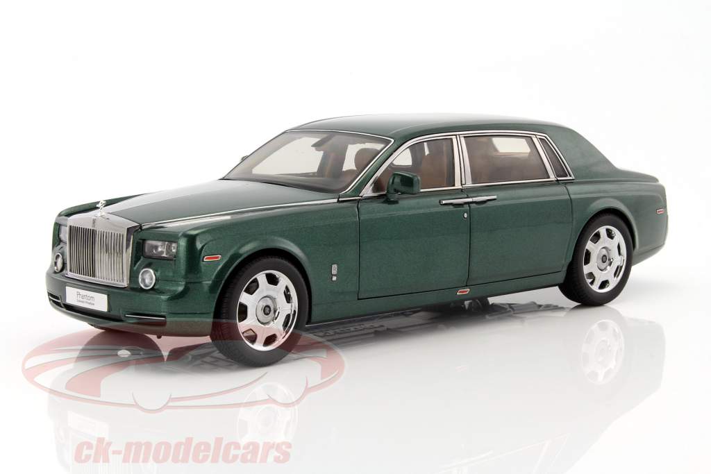 Rolls Royce Phantom EWB Année de construction 2012 vert 1:18 Kyosho