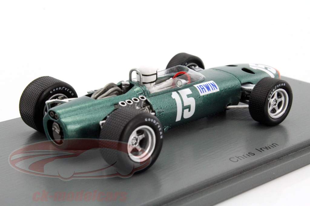 Chris Irwin BRM P61/2 #15 Großbritannien GP Formel 1 1967 1:43 Spark