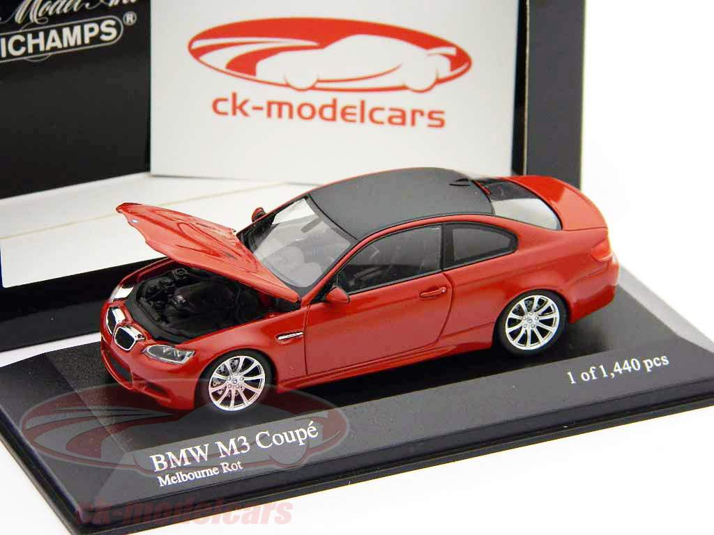 ミニチャンプス製　1/43 E46 M3 イモラレッド BMW M3 (e46) Coupe With engine 1:43 431020022 MINICHAMPS