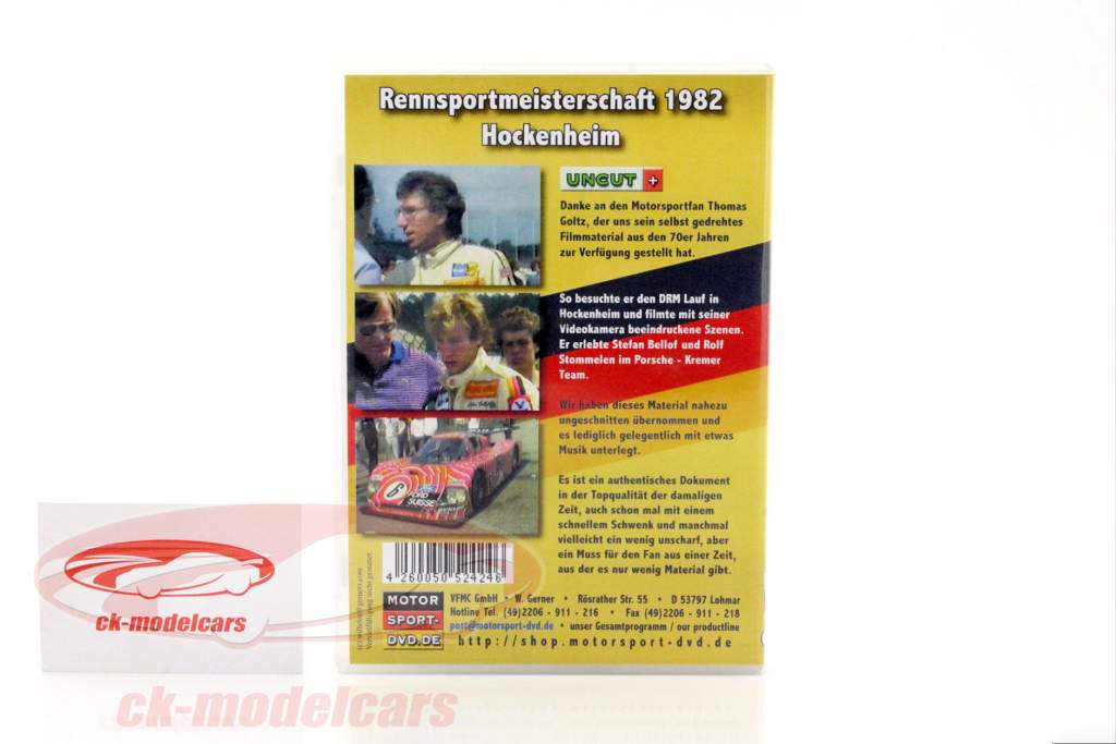 courses 1982 Racing Championship Hockenheim DVD