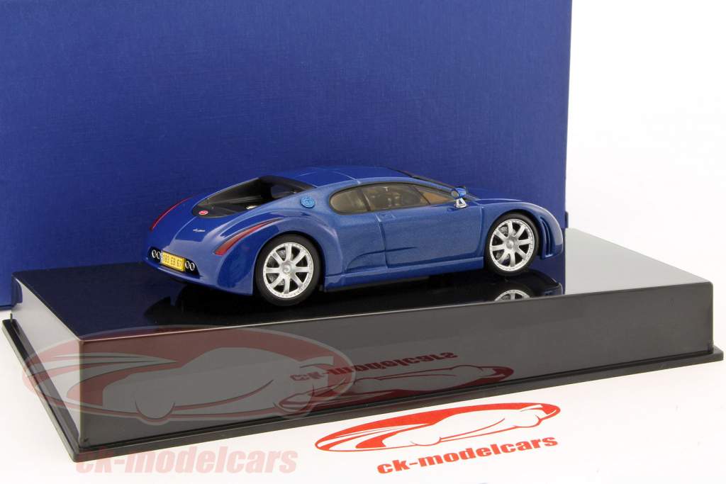 Bugatti EB18 3 Chiron azul metálico 1:43 AUTOart