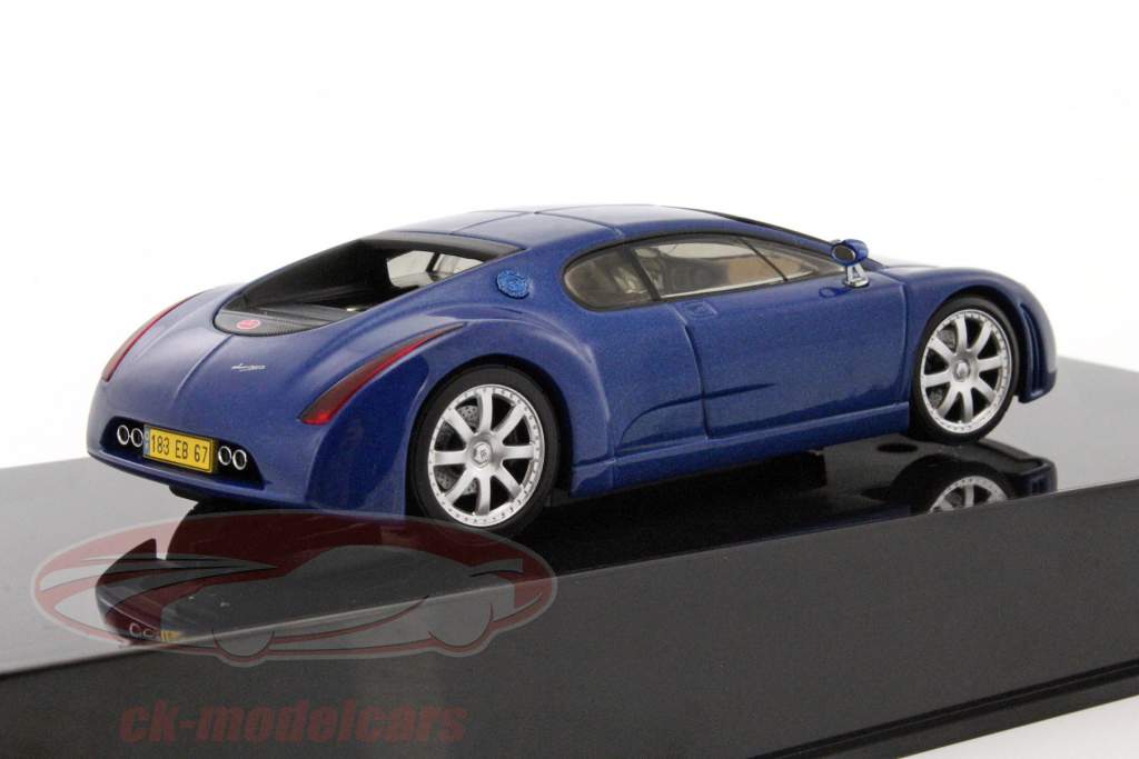 Bugatti EB18 3 Chiron blå metallic 1:43 AUTOart