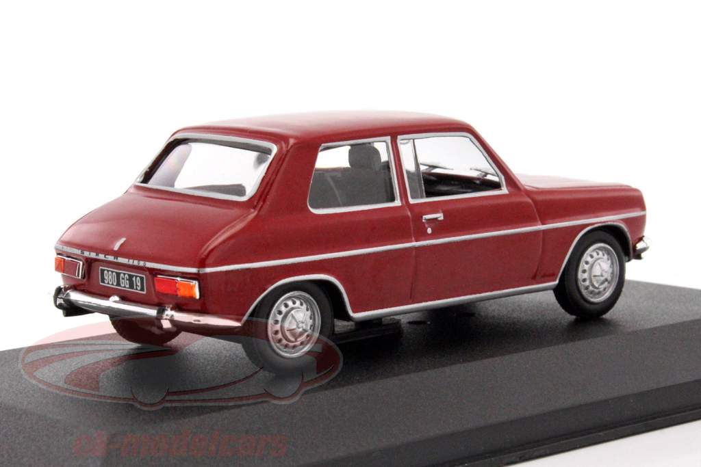 Simca 1100 GLS Год постройки 1969 красный 1:43 Solido