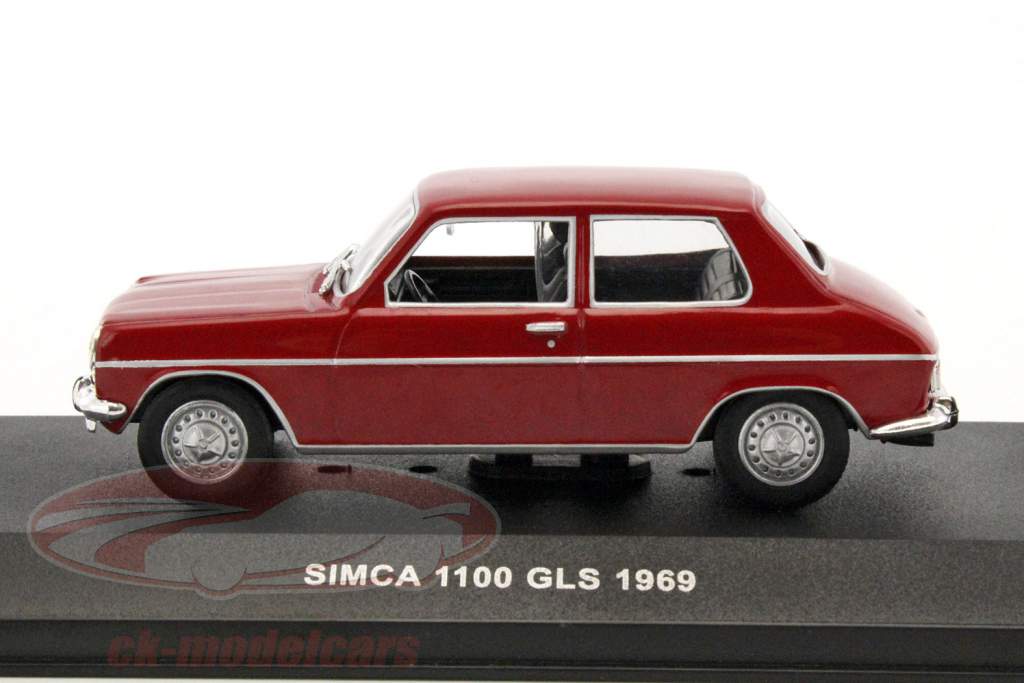 Simca 1100 GLS año de construcción 1969 rojo 1:43 Solido