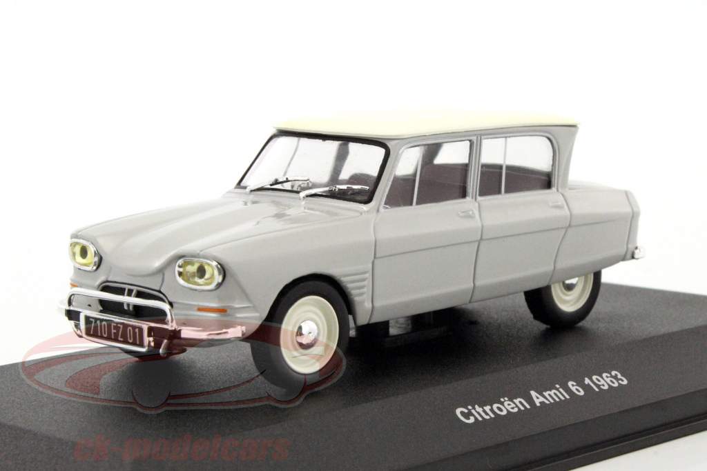 Citroen Ami 6 建造年份 1963 浅灰色 1:43 Solido