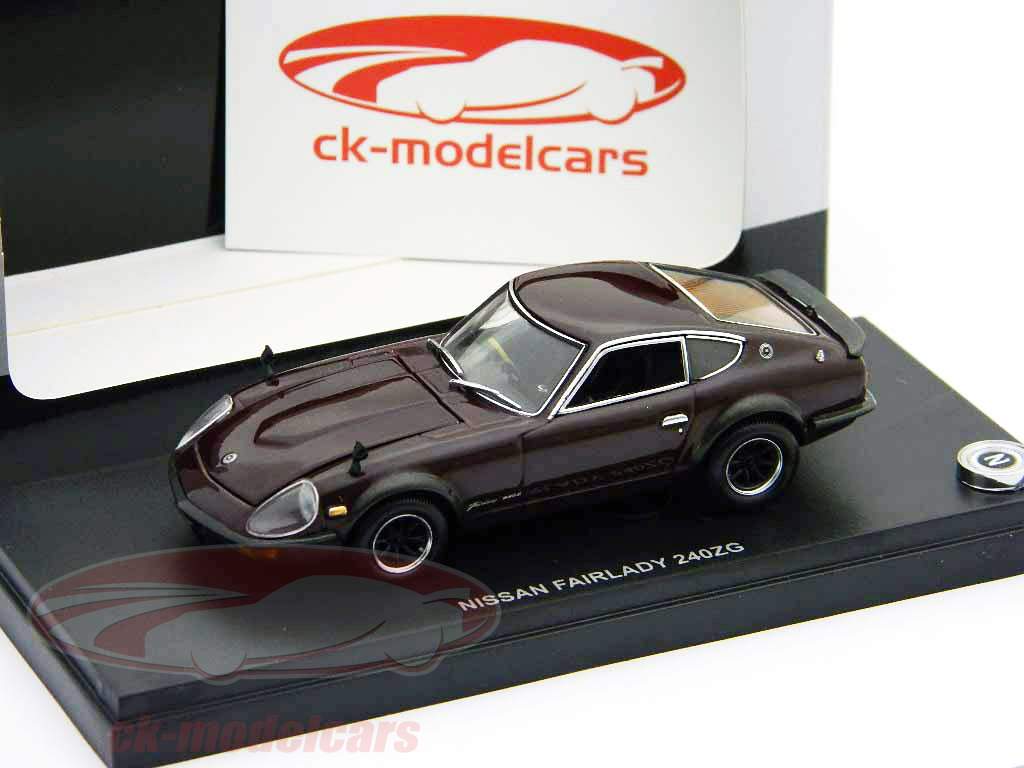 Kyosho 1:43 Nissan Fairlady 240ZG maroon brown 03167M model