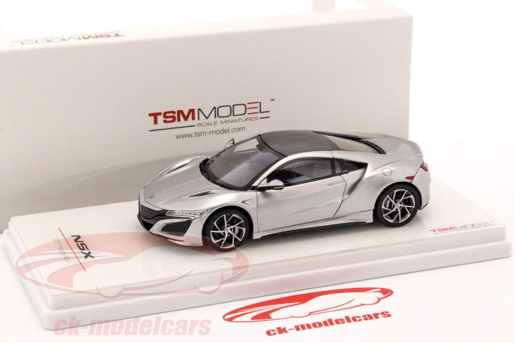 Honda NSX año de construcción 2017 source plata metálico 1:43 TrueScale