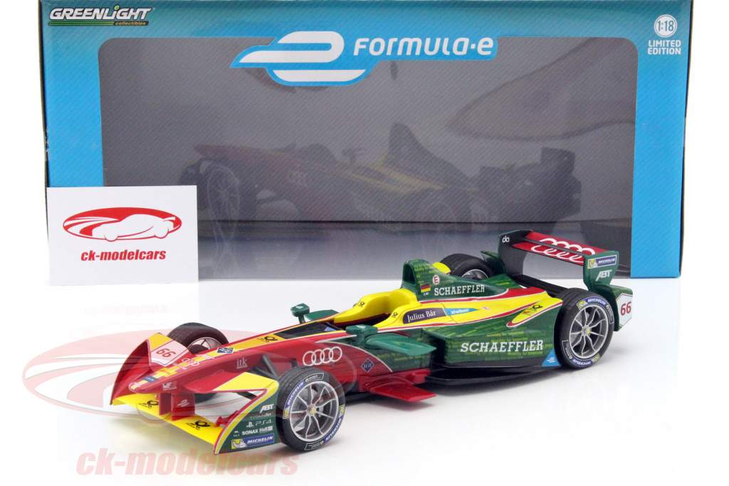Daniel Abt ABT Schaeffler FE02 #66 formula E 2016/17 1:18 Greenlight