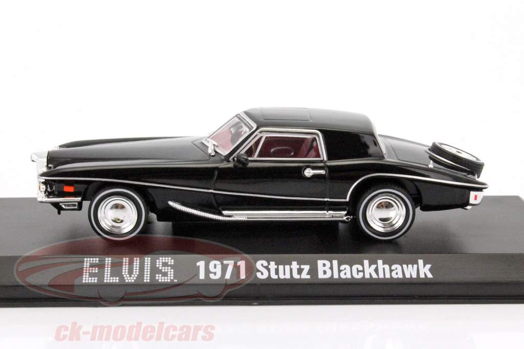Stutz Blackhawk Elvis Presley année de construction 1971 noir 1:43 Greenlight