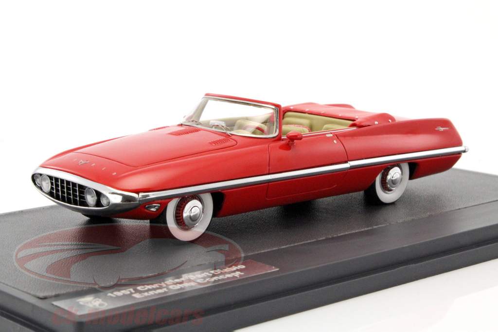 Chrysler Dart Diablo Exner Ghia Concept year 1957 red 1:43 Matrix