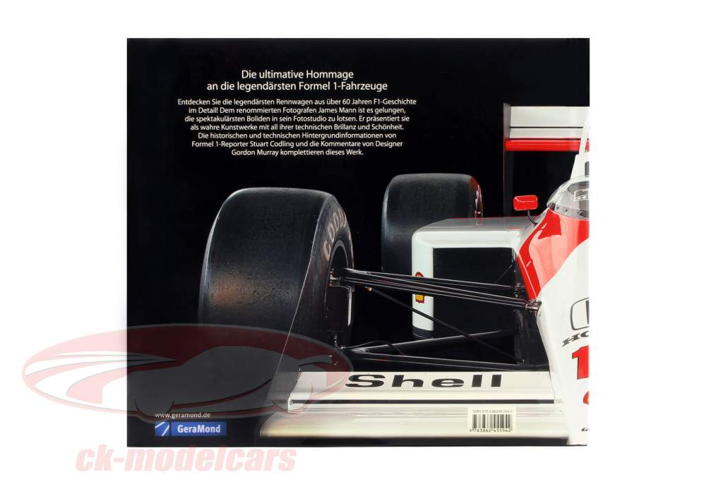 Libro: fórmula 1 - los carrera carros de Stuart Codling, James Mann y Gordon Murray