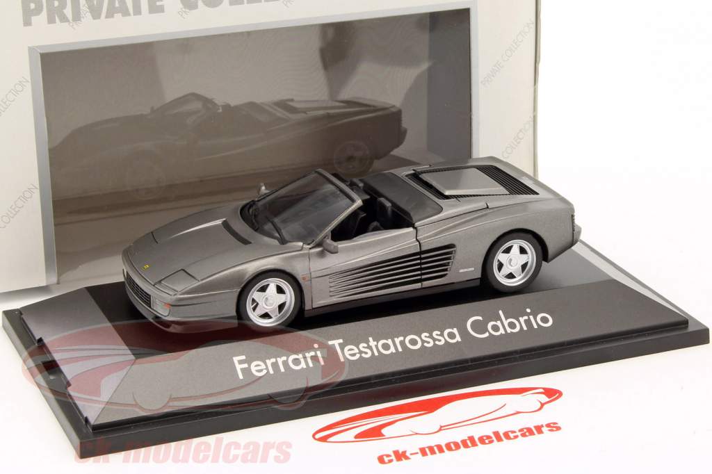 Ferrari Testarossa Cabriolet gray 1:43 Herpa