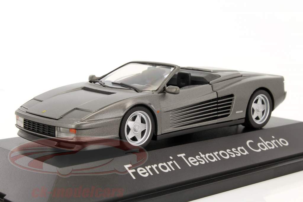 Ferrari Testarossa Cabriolet grau 1:43 Herpa