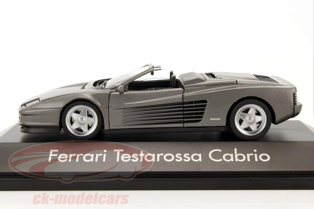 Ferrari Testarossa 敞篷车 灰色 1:43 Herpa