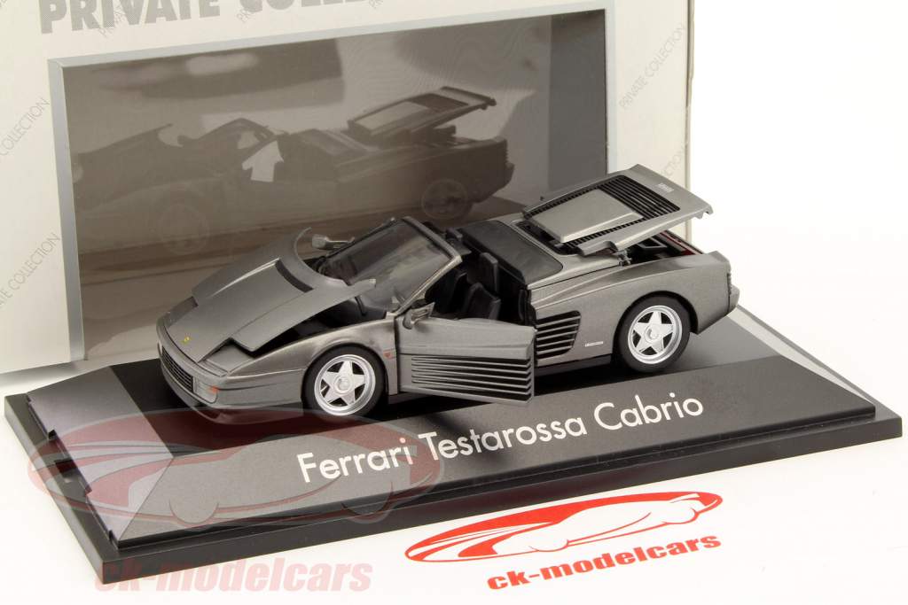 Ferrari Testarossa cabriolet gris 1:43 Herpa