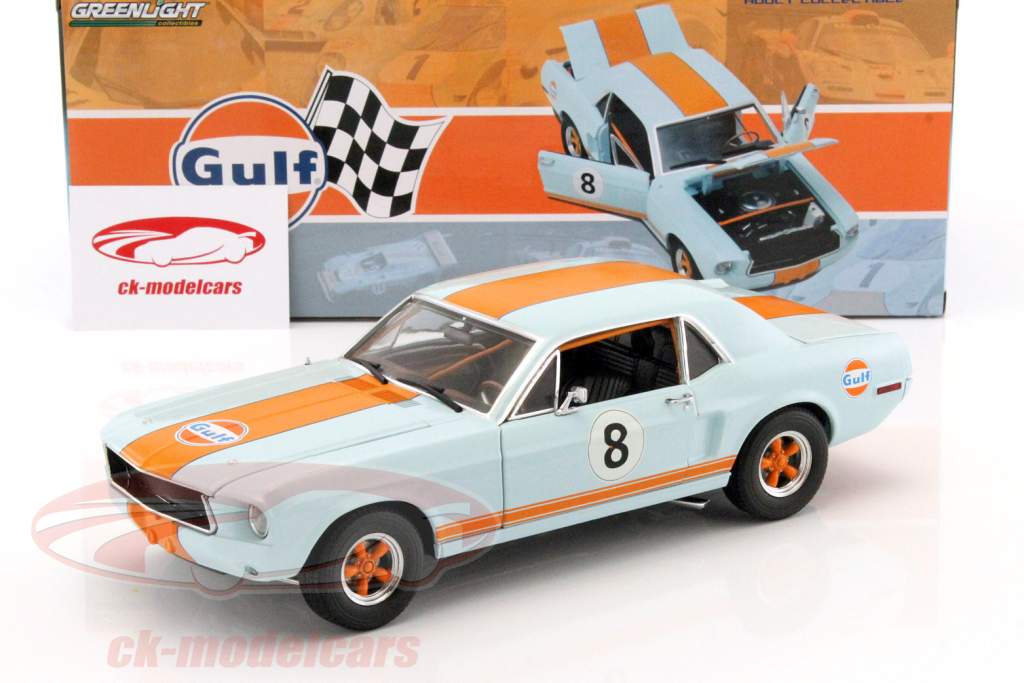 Ford Mustang Coupe année de construction 1967 Gulf Version 1:18 Greenlight