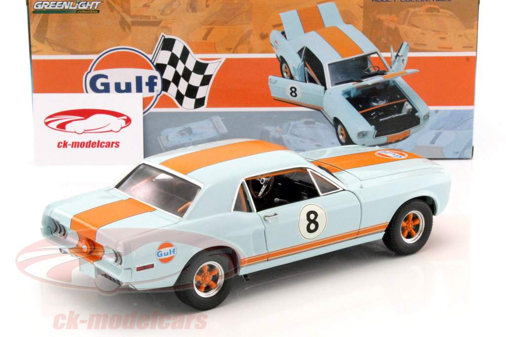 Ford Mustang Coupe 築 1967 Gulf Version 1:18 Greenlight