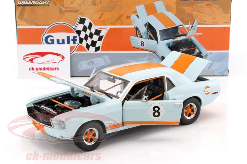Ford Mustang Coupe 築 1967 Gulf Version 1:18 Greenlight