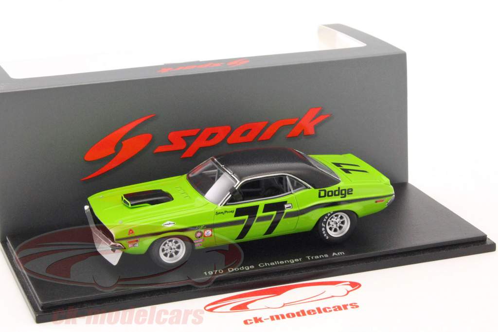 Dodge Challenger #77 3e TransAm 1970 Posey 1:43 Spark