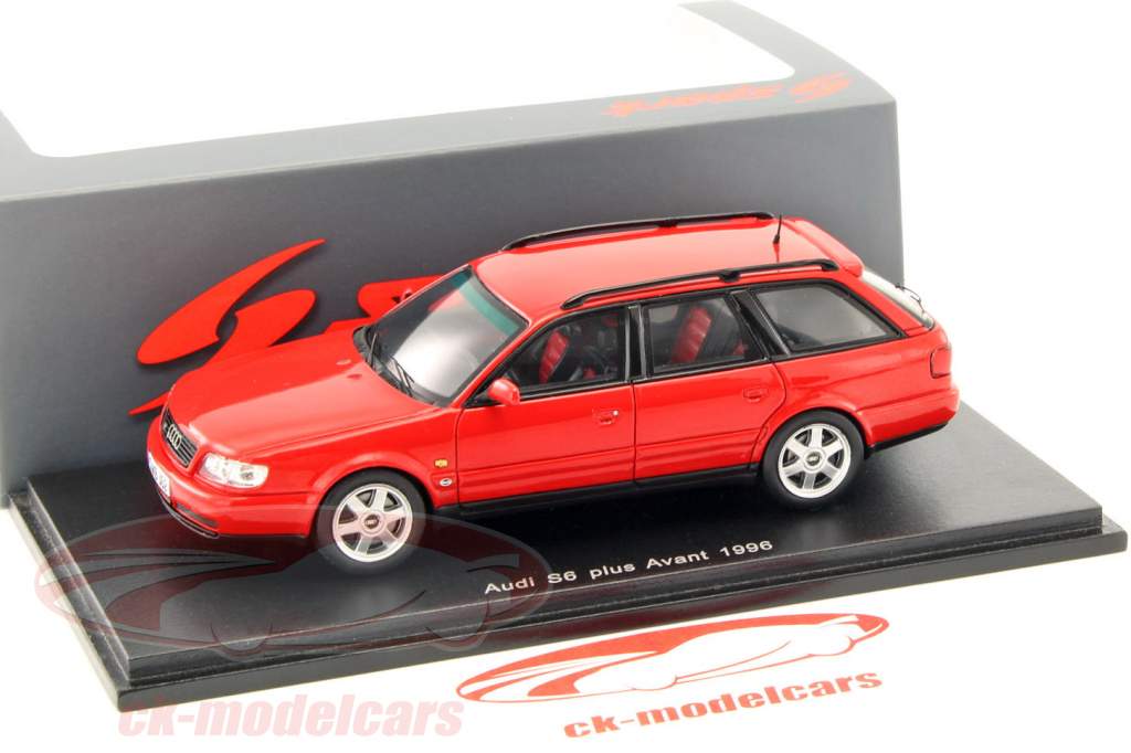 Audi S6 plus Avant année de construction 1996 rouge 1:43 Spark