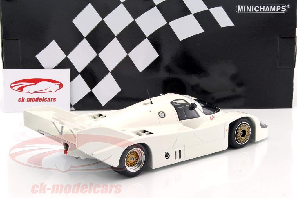 Porsche 956K Plain Body Version Baujahr 1982 weiß 1:18 Minichamps