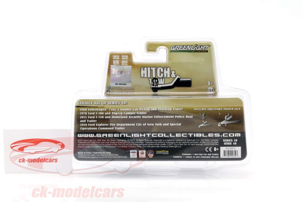 Ford Explorer FDNY とともに コマンドセンター 赤 1:64 Greenlight