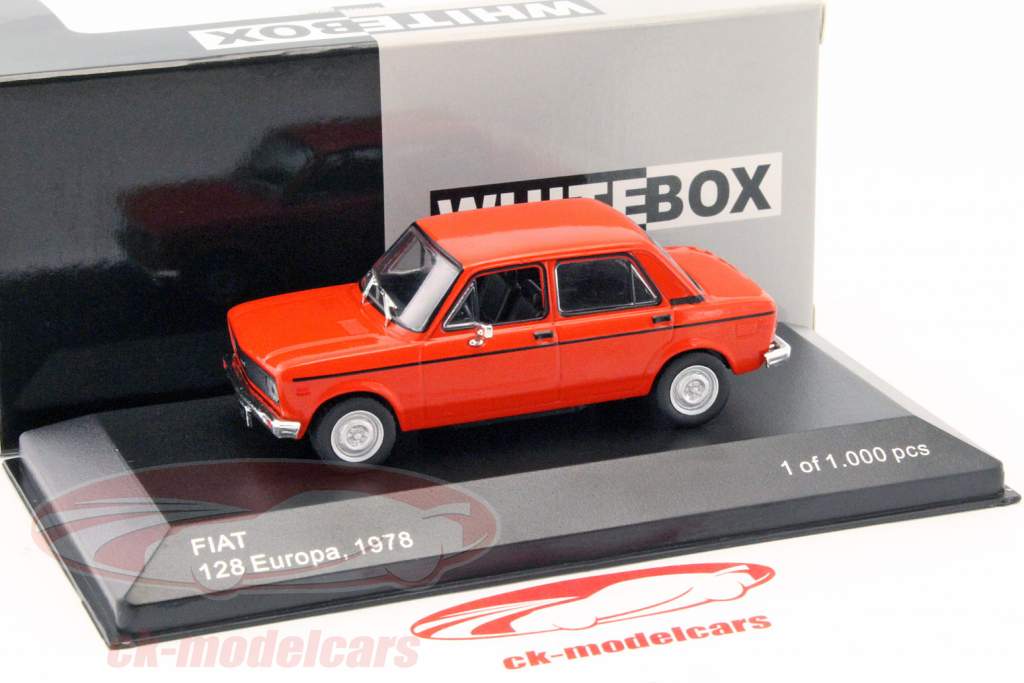 Fiat 128 Europa ano de construção 1978 escuro laranja 1:43 WhiteBox