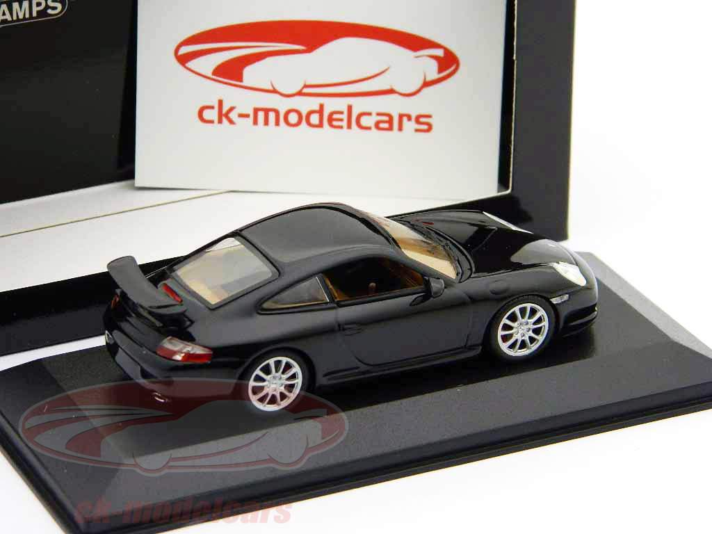 Porsche 911 GT3 Byggeår 2003 sort 1:43 Minichamps