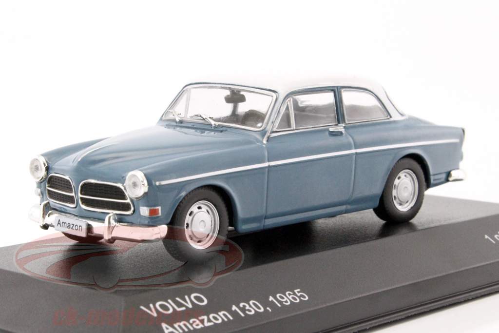 Volvo Amazon 130 year 1965 light blue / white 1:43 WhiteBox