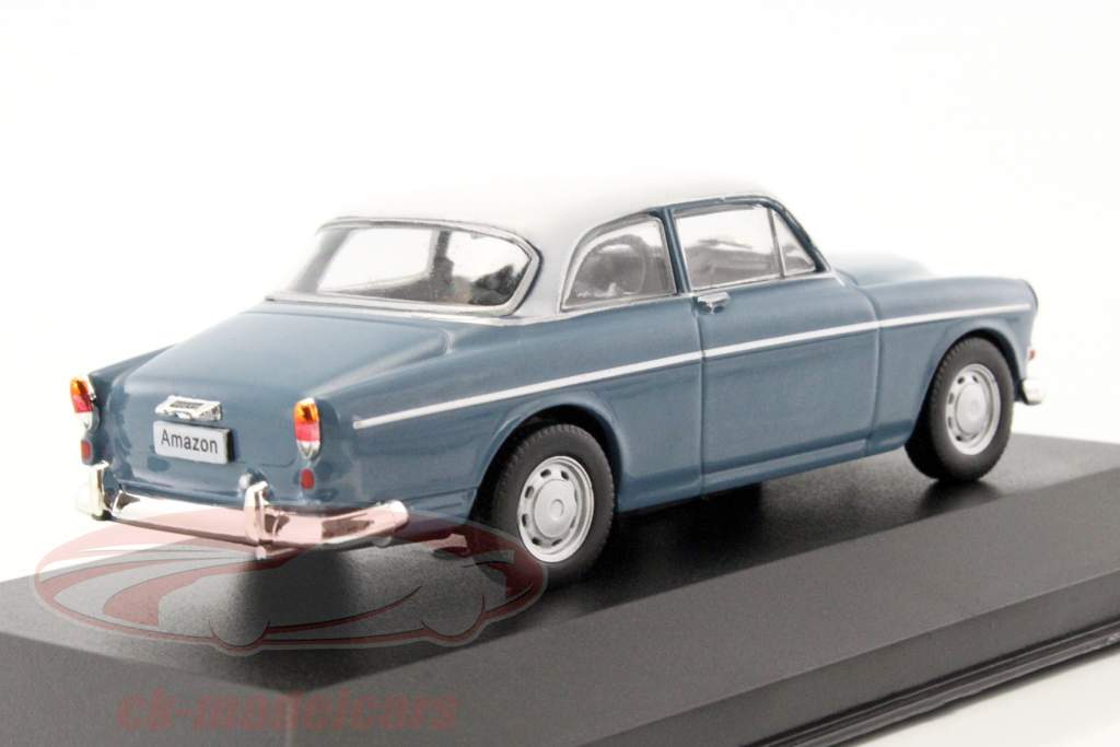 Volvo Amazon 130 année de construction 1965 bleu clair / blanc 1:43 WhiteBox