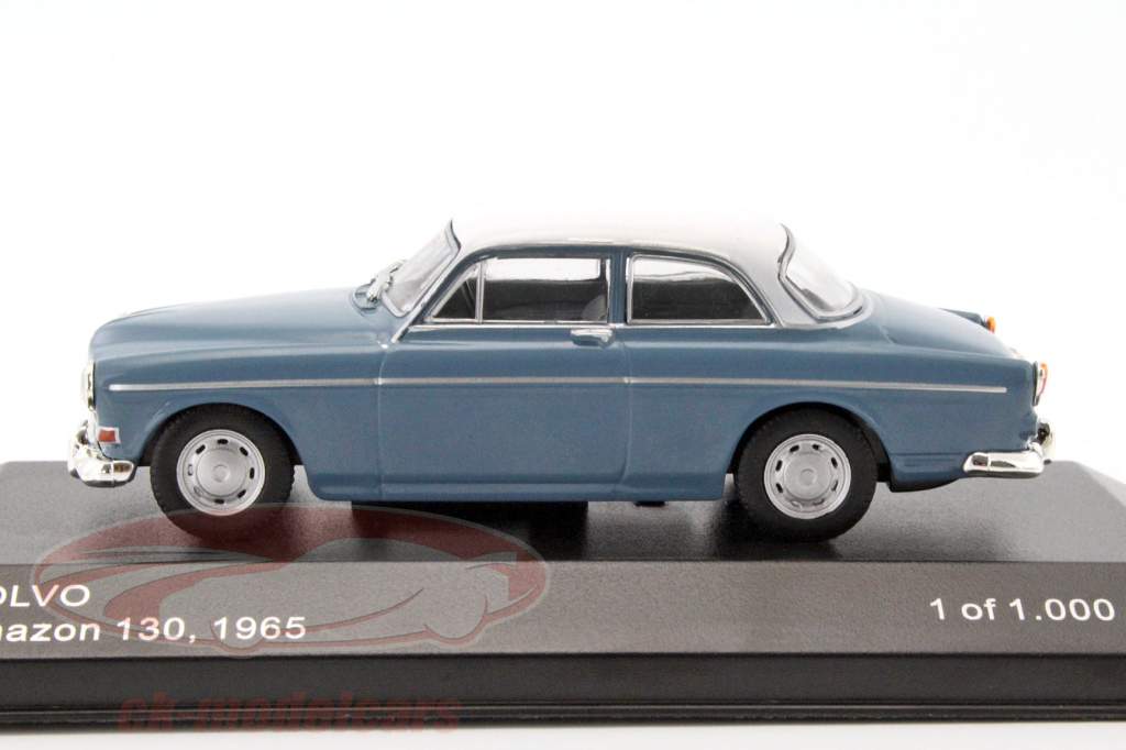 Volvo Amazon 130 year 1965 light blue / white 1:43 WhiteBox
