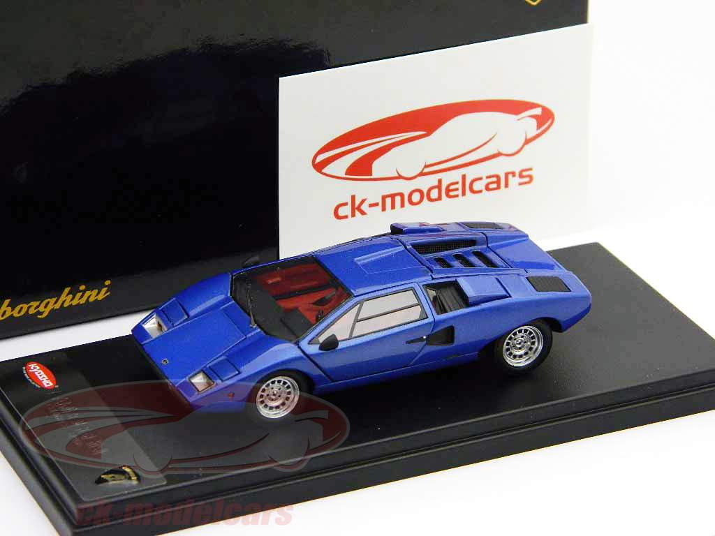 Lamborghini Countach LP400 blue metallic 1:43 Kyosho