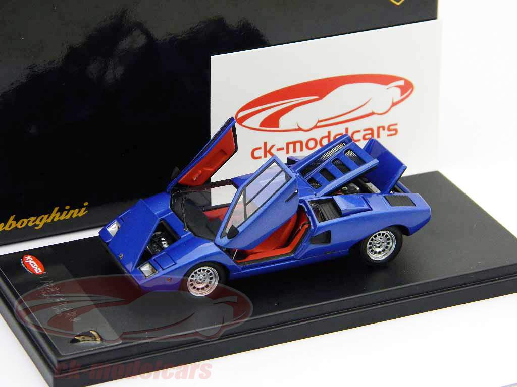 Lamborghini Countach LP400 blue metallic 1:43 Kyosho
