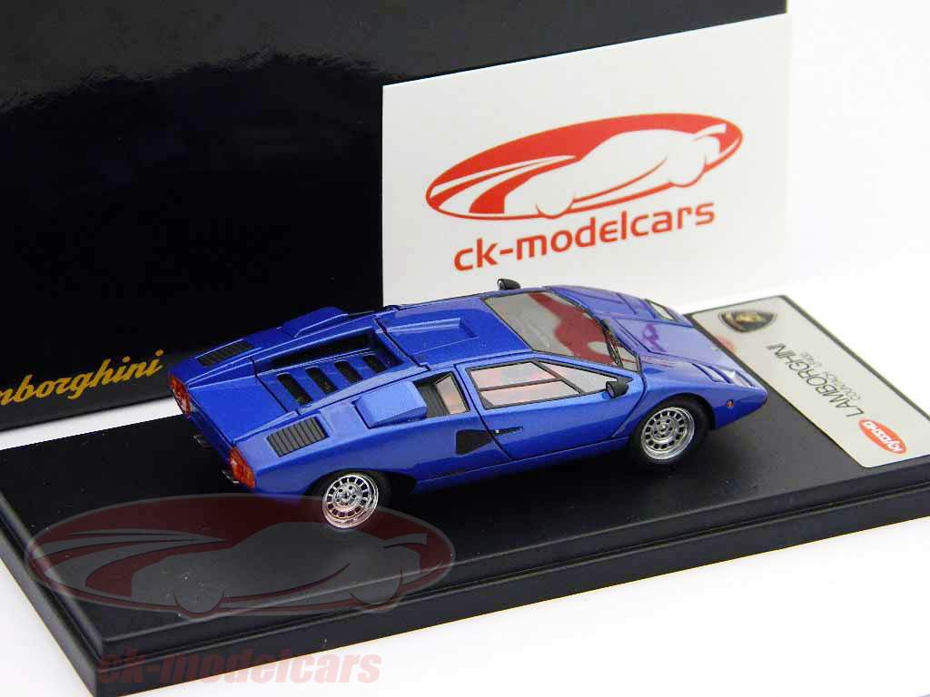 Lamborghini Countach LP400 blue metallic 1:43 Kyosho