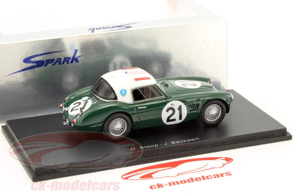 Austin Healey 3000 #21 24h LeMans 1961 Stoop, Beckaert 1:43 Spark