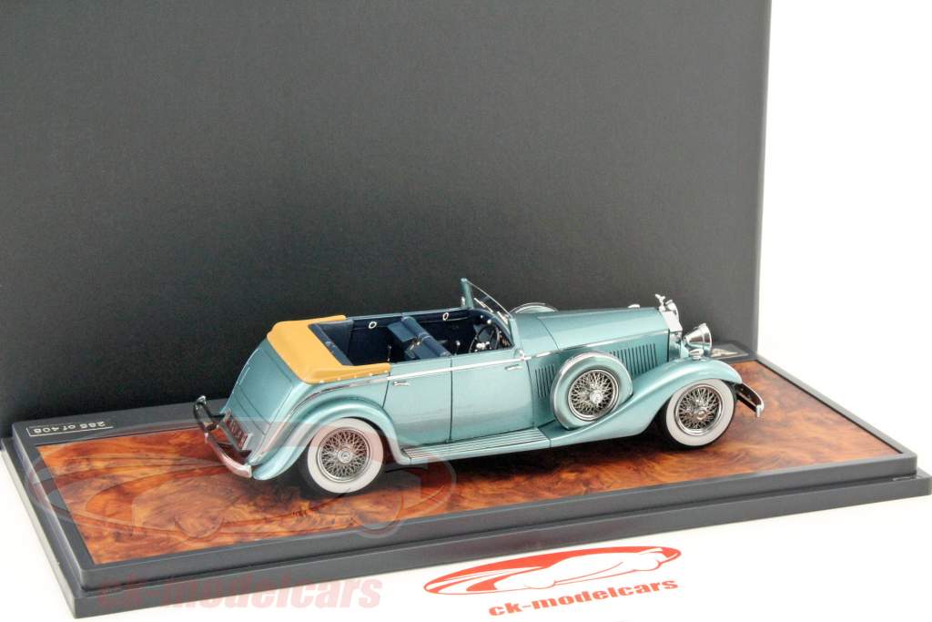 Rolls Royce Phantom Continental Hooper Tourer 建造年份 1934 蓝 金属的 1:43 Matrix