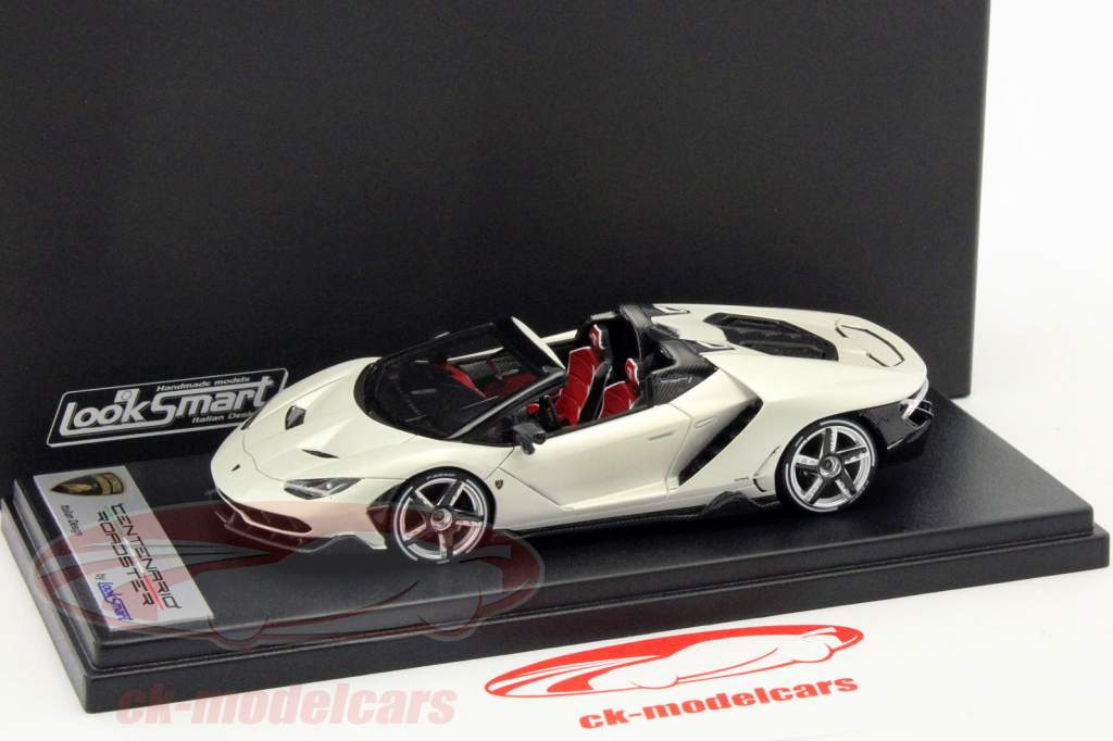 Lamborghini Centenario Roadster branco 1:43 LookSmart