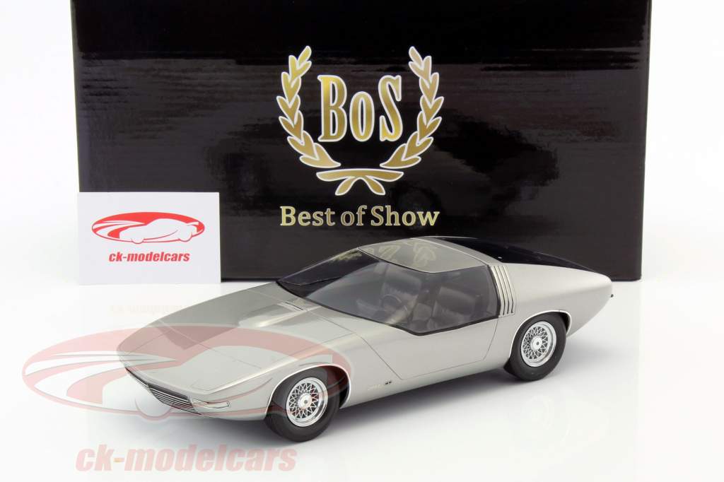 Opel CD conceito 1969 prata 1:18 BoS-Models