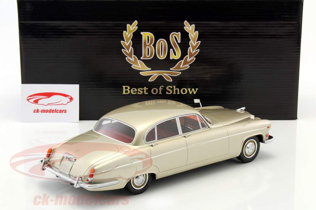 Jaguar MK 10 beige metallico 1:18 BoS-Models