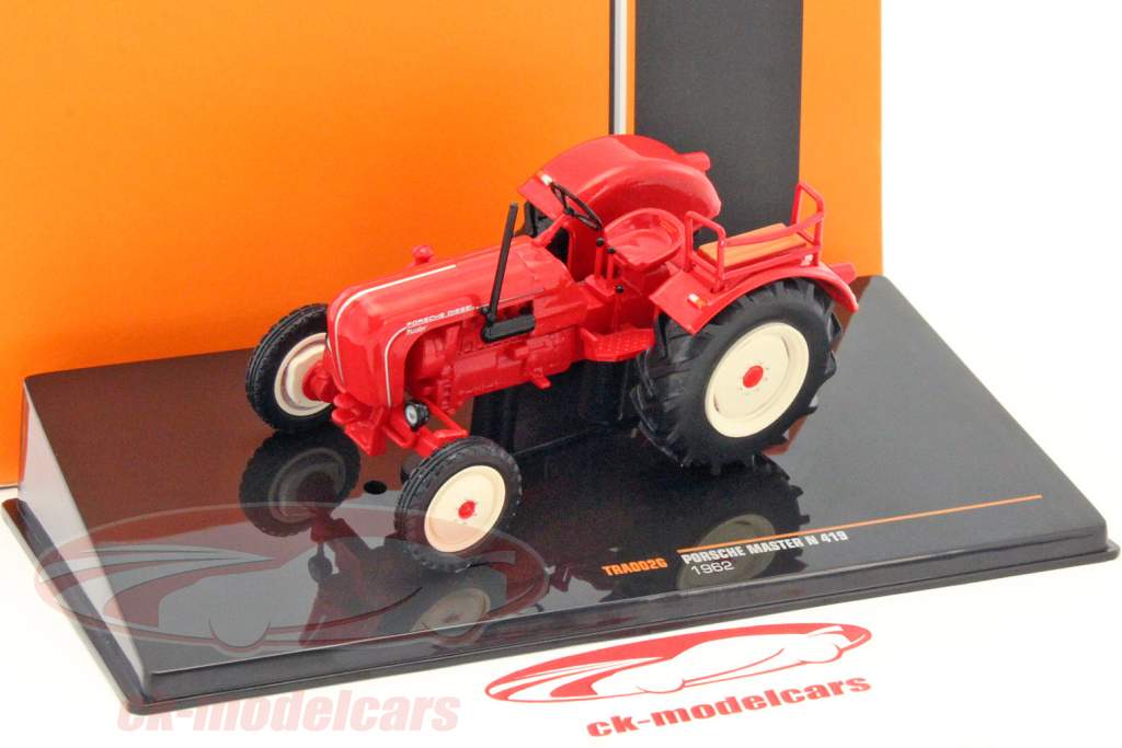 Porsche Master N 419 year 1962 red 1:43 Ixo