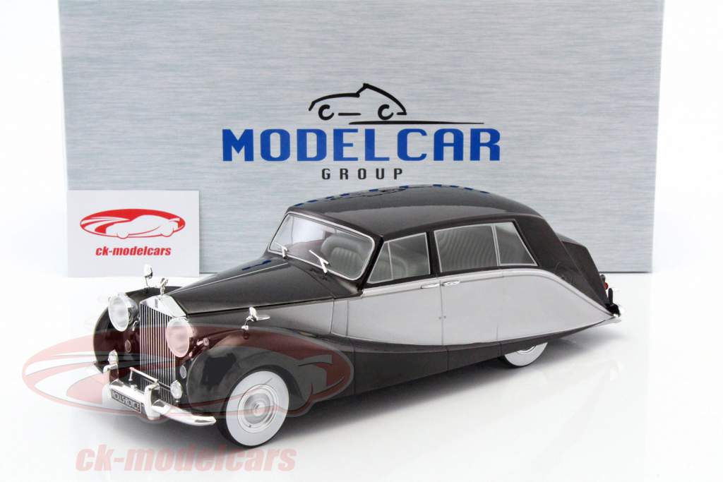 Rolls Royce Silver Wraith Empress by Hooper schwarz / silber 1:18 ModelCar Group