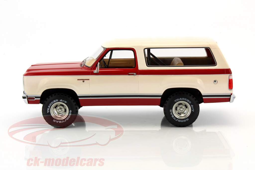 Dodge Ramcharger rouge / blanc 1:18 BoS-Models