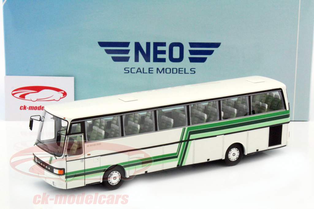 Setra Kässbohrer S215 HD blanc / vert 1:43 Neo