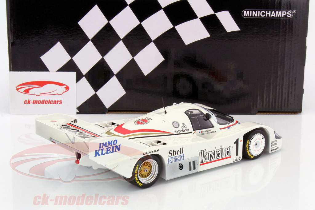 Bob Wollek Porsche 956K Joest Racing Winner DRM Zolder 1983 1:18 Minichamps