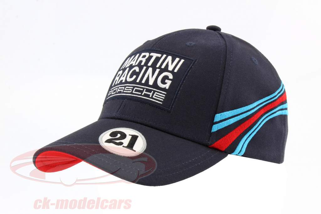 Porsche Baseball-Cap Martini Racing #21 mørkeblå