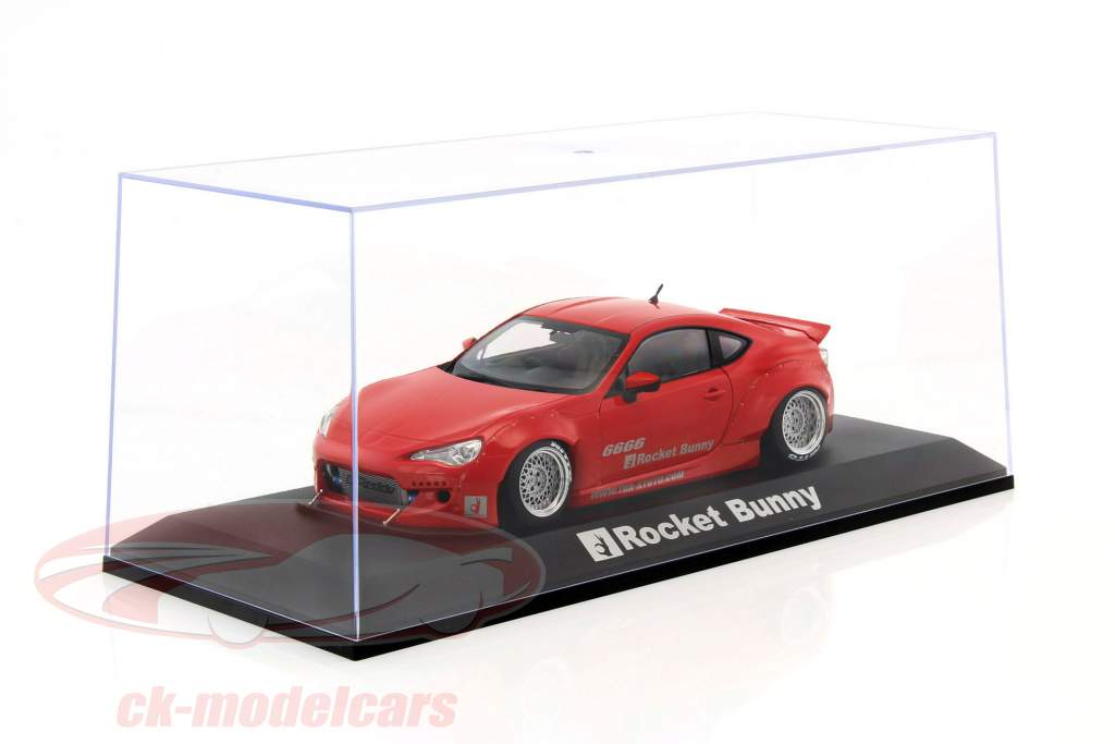 udstillingsvindue Rocket Bunny til modelbiler i skala 1:18 sort AUTOart