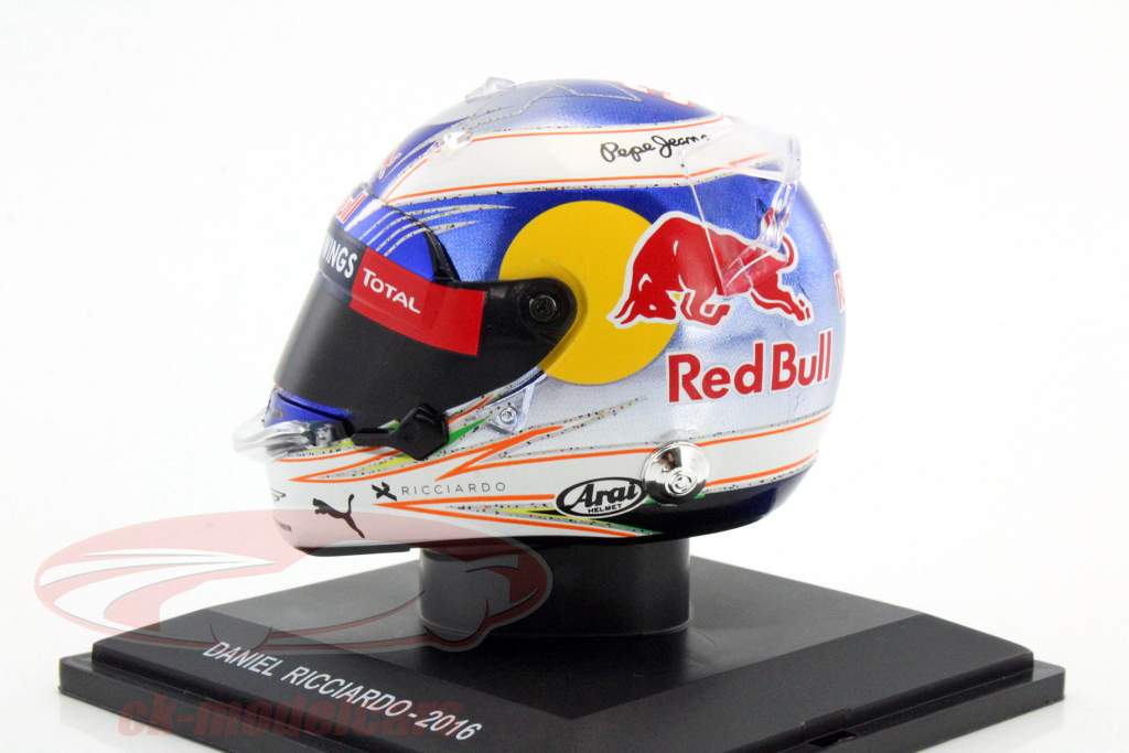 Daniel Ricciardo formula 1 2016 Red Bull Racing casco 1:5 Spark