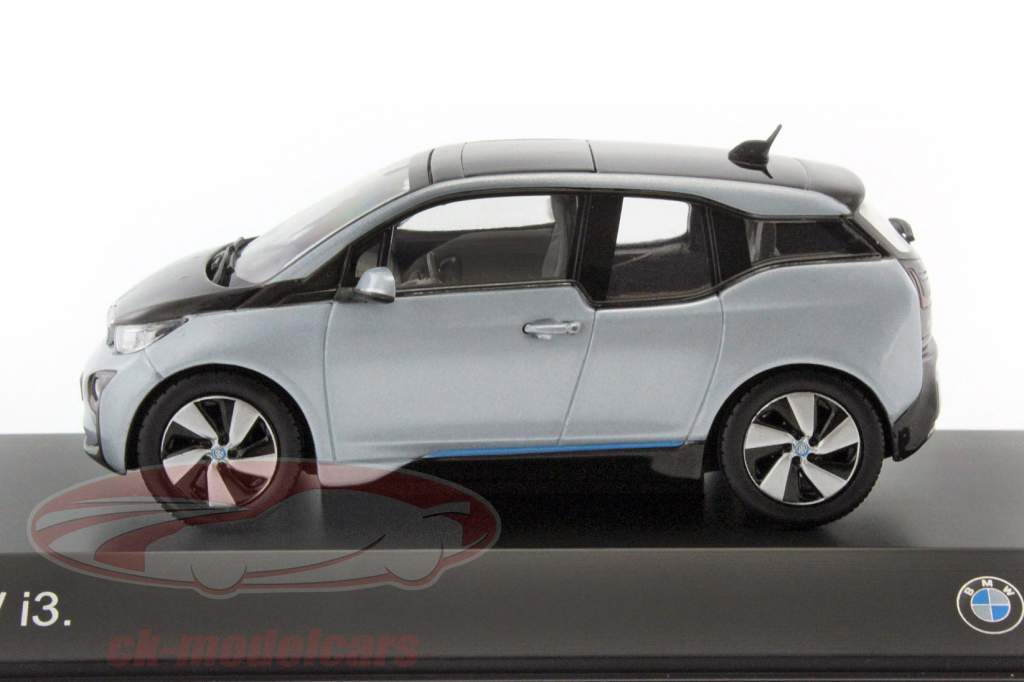 BMW i3 (i01) Год постройки 2013 ionic серебро 1:43 iScale